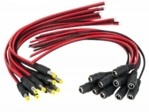 Jack nguồn DC Đực -Cái 5-5*2-1mm có dây dùng cho camera