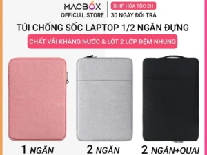Túi Chống Sốc Laptop Macbook Ultrabook 1/2 Ngăn đựng 13.3 Inch- 14 Inch- 15 Inch- 15.6 Inch- 16 Inch - Túi laptop nam nữ