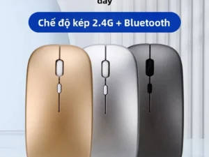 Bluetooth Chế độ kép Sạc trò chơi văn phòng 2.4G Chuột không dây im lặng 1600 DPI