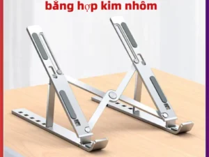 Giá đỡ máy tính Máy tính xách tay Nâng tản nhiệt Hợp kim nhôm Vô hình dọc Giá đỡ lưu trữ di động