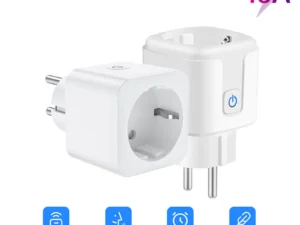 Ổ Cắm Wifi thông minh Điều Khiển Từ Xa qua Tuya SmartLife Không Dây 16A 220v Hẹn Giờ Chống Cháy Chuẩn EU