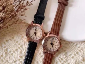 Sản phẩm mới Đồng hồ nữ sinh viên thời trang Đồng hồ nữ Tính khí đơn giản Retro Art ins Style Niche Belt Đồng hồ thạch anh