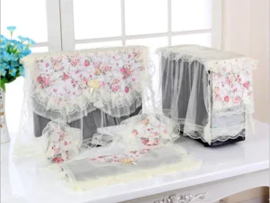 SANCHENG3CBY13 Vải Mục Vụ Vỏ Máy Tính Màn Hình LCD Chủ Bàn Phím Chống Bụi Bộ 5 Mảnh 19 / 22 / 24inch Màn Hình Hiển Thị