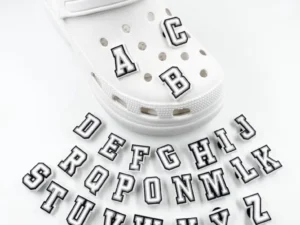 Sticker Chữ Số Gắn Dép Jibbitz Chữ Theo Tên- Phụ Kiện Gắn Dép Chữ Và Số