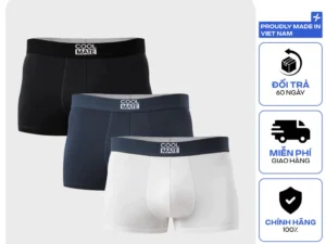 Combo 3 quần lót nam dáng Trunk Bamboo kháng khuẩn Coolmate