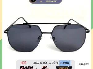 Kính Mát Nam K56 Chống Nắng-Chống Uv400 Bảo Vệ Mắt-Gọng Phối Titan-Siêu Bền-Bảo Hành 12 Tháng.