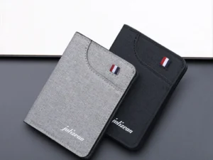 Ví nam - bóp nam dáng đứng vải canvas kiểu dáng thời trang hàn quốc nhỏ gọn