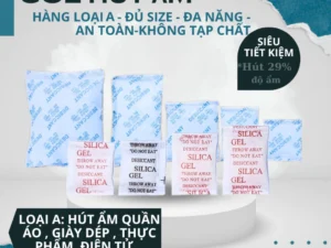 [Hot] Gói Hút Ẩm đóng túi 1KG đủ loại Silicagel - Hạt chống ẩm mốc- khử mùi- hút ẩm thực phẩm- hút ẩm điện tử camera