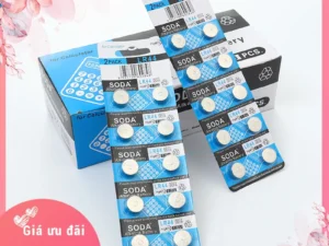 Vỉ 10 Viên Pin Cúc Áo LR44 AG13 LR1130 AG10 LR41 AG3 LR626 LR621 AG4 AG1
