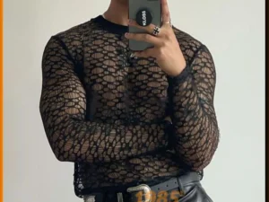 Áo ren nam dạng ôm body người mẫu nam tính Mr1985 siêu thị đồ nam shopee topick