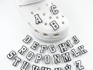 Sticker Chữ Số Gắn Dép Phát Quang Jibbitz Chữ Theo Tên[ STICKER CHỮ ]