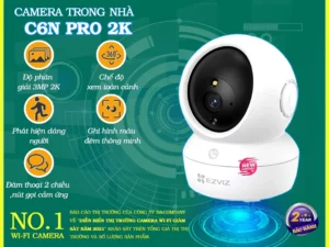 Camera wifi Ezviz C6N H6c PRO 2MP/4MP/5MP/8MP 2K 3K 4K chính hãng- đàm thoại 2 chiều- xoay 360 độ
