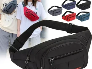 Túi đeo chéo -Túi bao tử đeo hông Cao cấp- đeo chéo vải dù chống thấm nước phù hợp thể dụch thể thao Sport