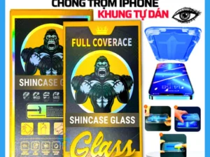 Kính Cường Lực Chống Nhìn Trộm Có Khung Tự Dán- Trong Suốt -iPhone 7/8/Plus/X/XS/XR/11/12/13/14/15/16/17Pro/Max/Mini/Air