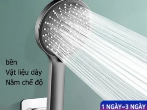 Vòi sen tăng áp với 5 chế độ xả nước- cột nước tinh tế- vòi sen đa chức năng- bền và phù hợp với vòi sen phòng tắm