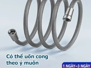 Dây vòi sen phòng tắm chất lượng cao dài 1-5/2-0 mét- chống cháy nổ và chống rối- dây vòi sen nối dài đa năng bằng nylon