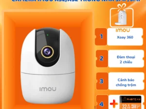 Camera IMOU wifi trong nhà A32EP A52P 5MP xoay 360 đàm thoại 2 chiều-hỗ trợ còi hú báo động-bảo hành 2 năm