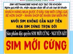 Sim Vietnamobie giá rẻ OTP...Nghe gọi nhắn tin vào mạng
