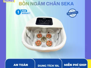 Bồn Ngâm Chân Seka SK195 Thư Giãn. Giảm Đau Mỏi Loại Bỏ Độc Tố Bảo Hành Chính Hãng - Happy Homes
