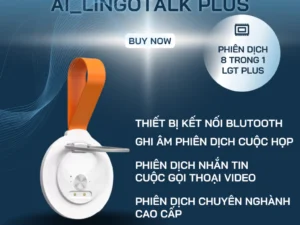 Máy Phiên Dịch Lingotrans Model AI Lingotalk –  Phiên Dịch 142 Ngôn Ngữ – Nhỏ Gọn Tiện Lợi