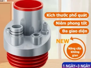 Đầu nối ống thoát nước nhà bếp 5 trong 1 đa chức năng tích hợp thoát nước bền bỉ chống trào ngược thoát nước phổ thông