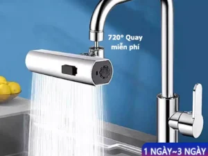 Bộ mở rộng vòi chậu rửa bằng đồng thau chống gỉ- ba chế độ dòng nước- bộ mở rộng bồn rửa đa năng- kích thước phổ thông