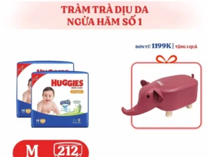 [KOL LIVE] Combo 2 Tã quần Huggies Skincare Mega Jumbo M106/L96+8/XL84+4/XXL76+4