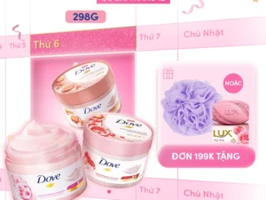 [CHÍNH HÃNG ĐỘC QUYỀN] Smoothie Tẩy Tế Bào Chết Body Dove Chăm Da Sáng Mịn 298g