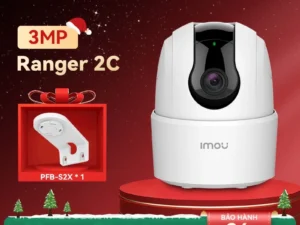 Camera Wifi trong nhà Imou Ranger 2C (3MP) I IPC-TA32CP I Đàm thoại hai chiều I Xoay 360